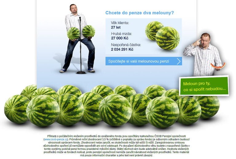 Finalní publikace fotografií Miloše Knora z focení pro ČSOB