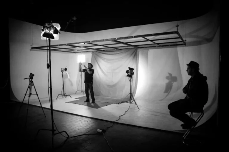Dokumentární fotografie z natáčení video klipu