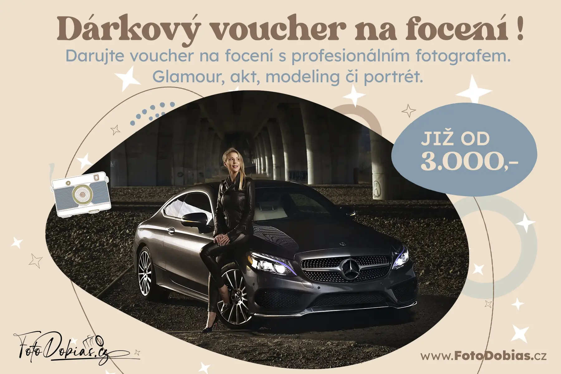 Dárek k valentýnu, focení dárkový voucher